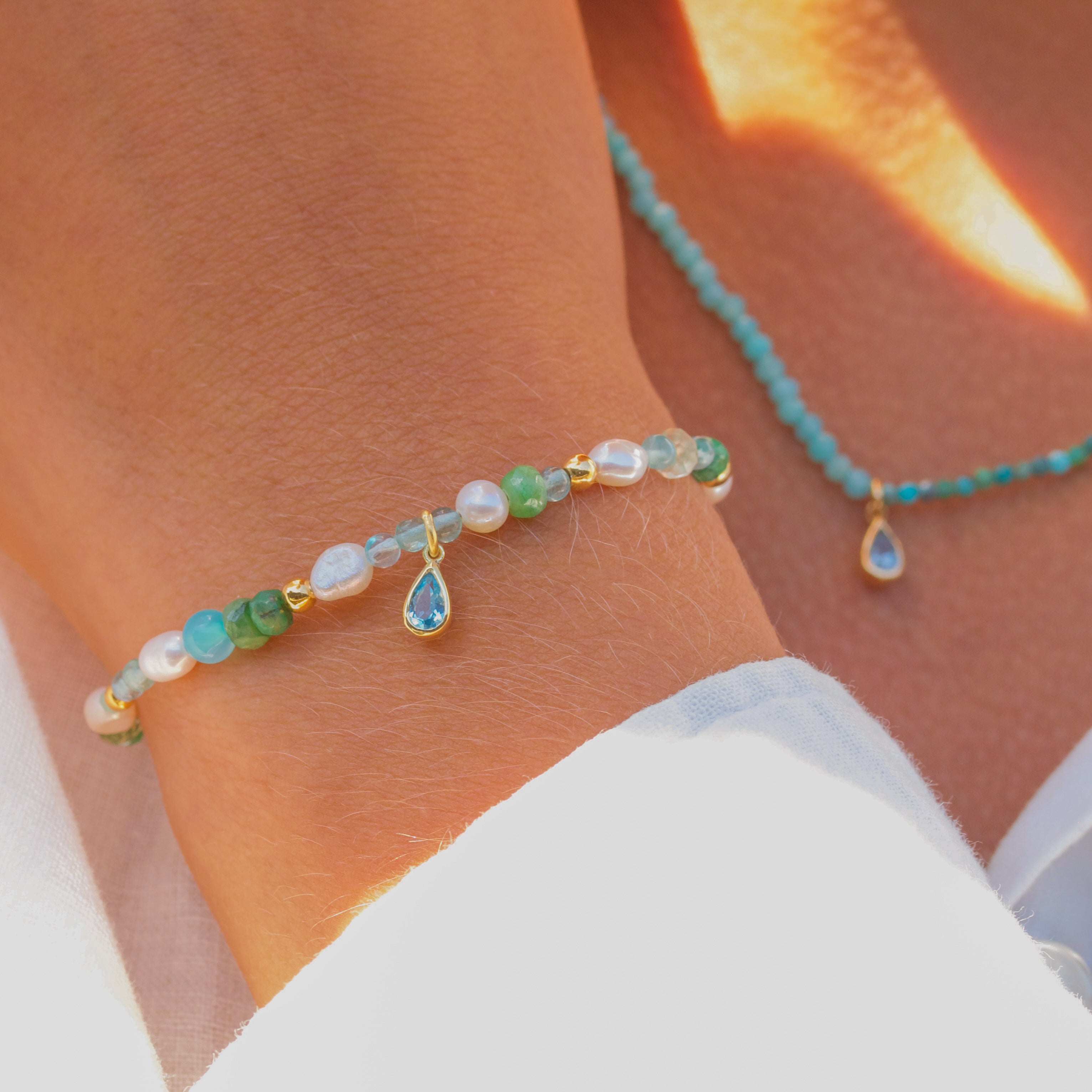 Water Drop💧 Pure Pearl Bracelet