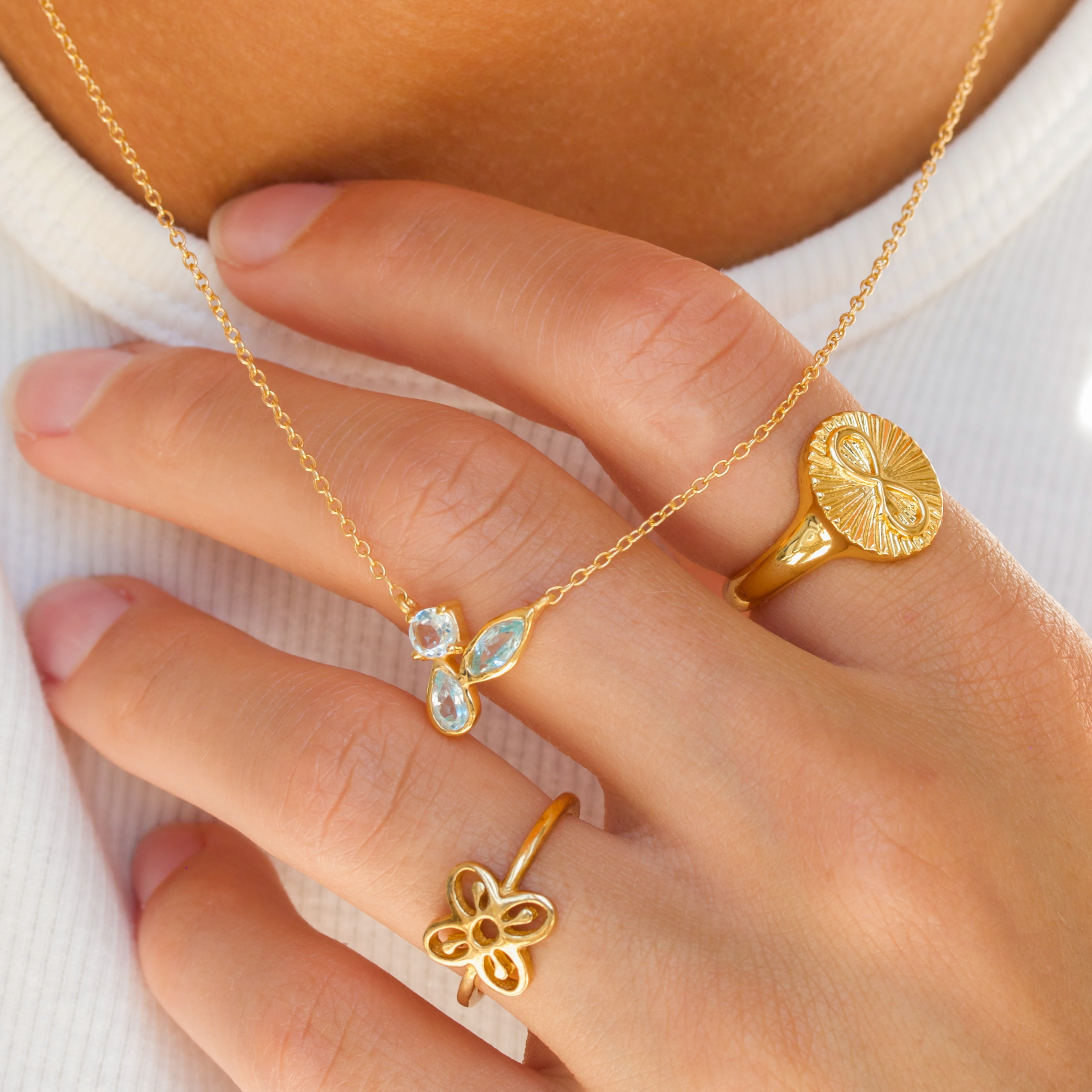 Water drop 💦 Splash Necklace