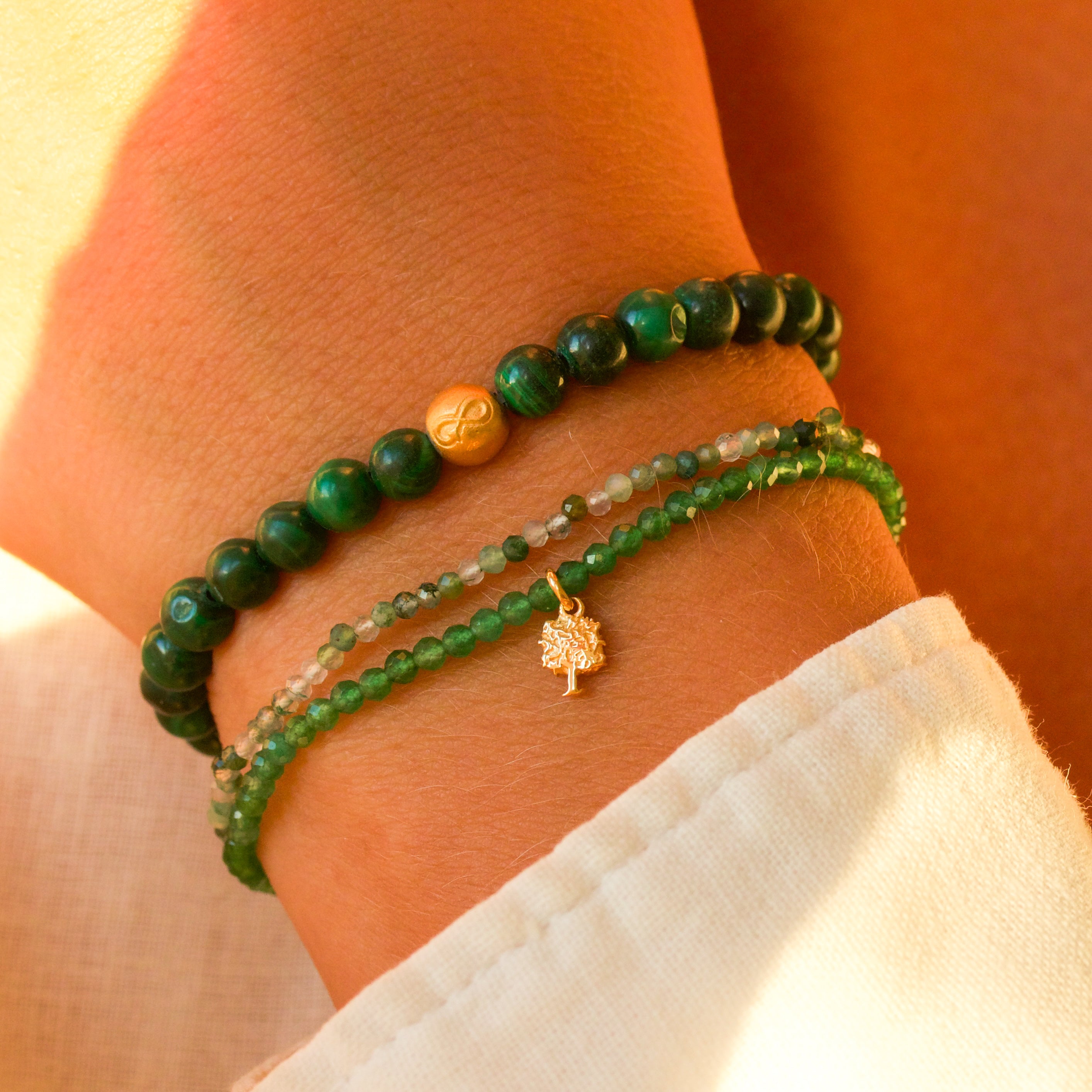 Tree of Life 🌳 Crystal Wrap Pearl Bracelet Success