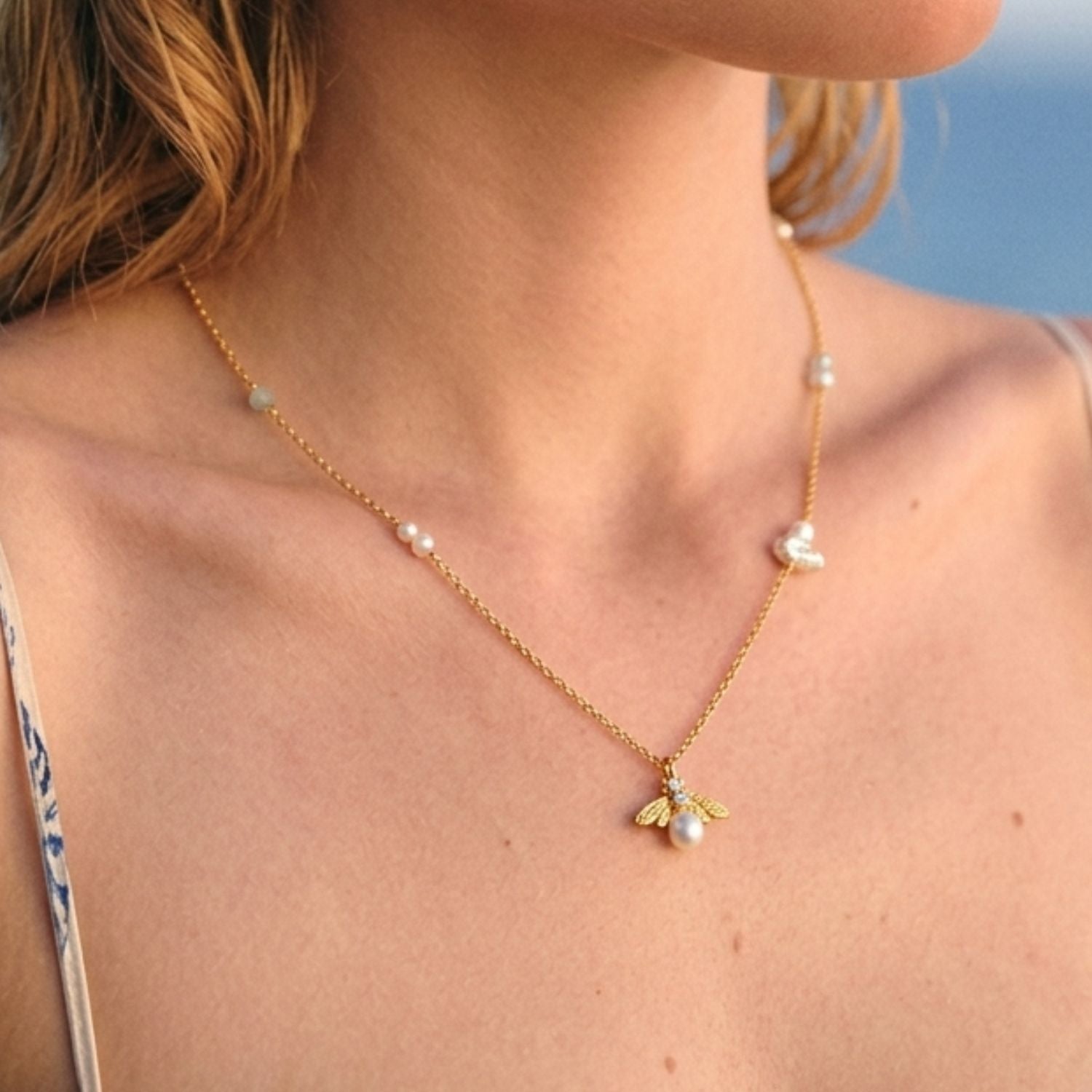 Bee The Change Necklace