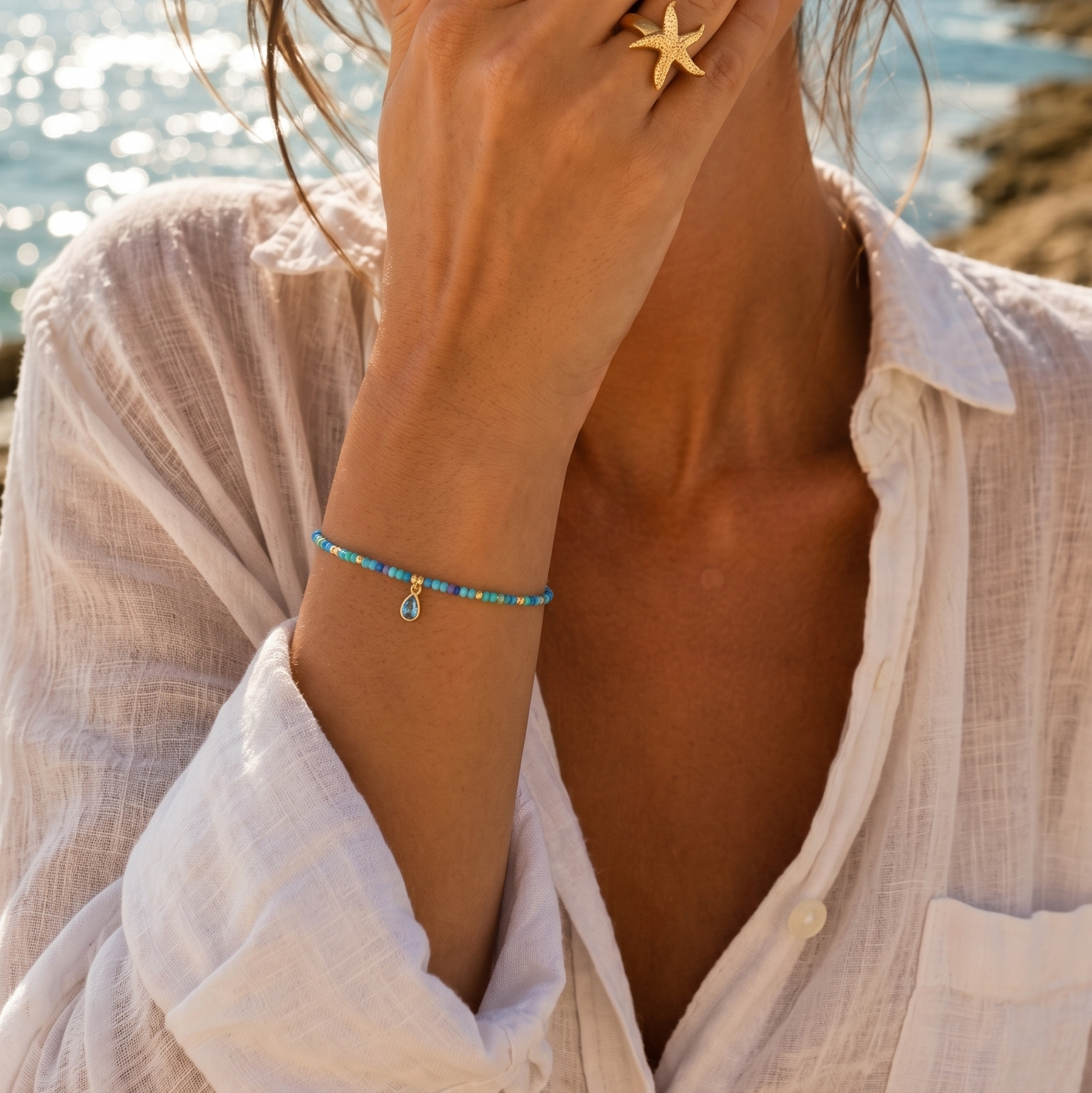 Water Drop beaded Bracelet