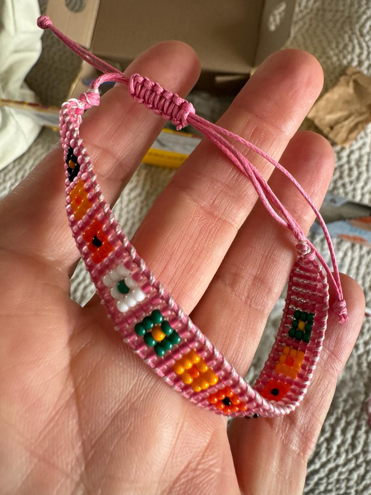 Pink Mosaic Bracelet