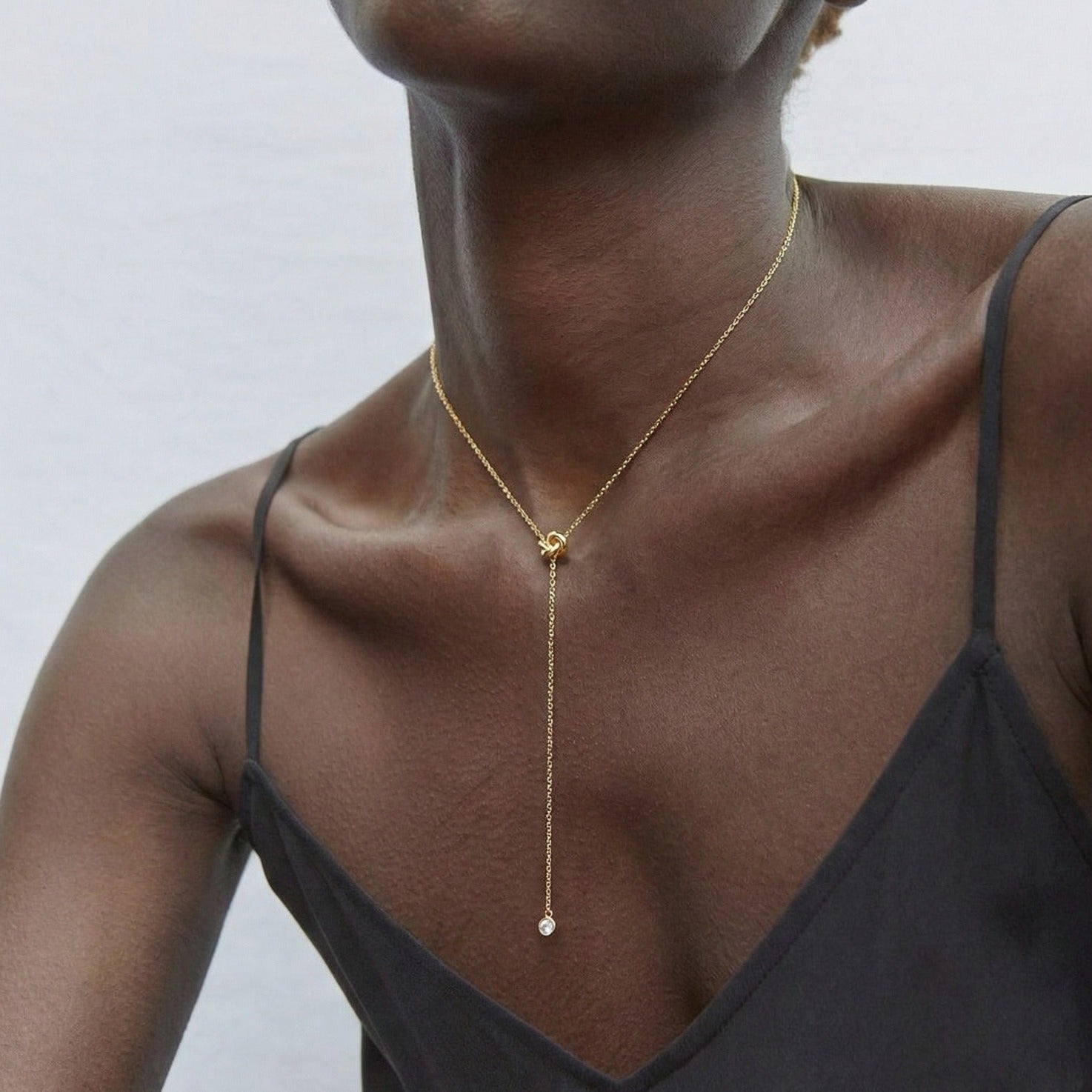 Knot Lariat Necklace
