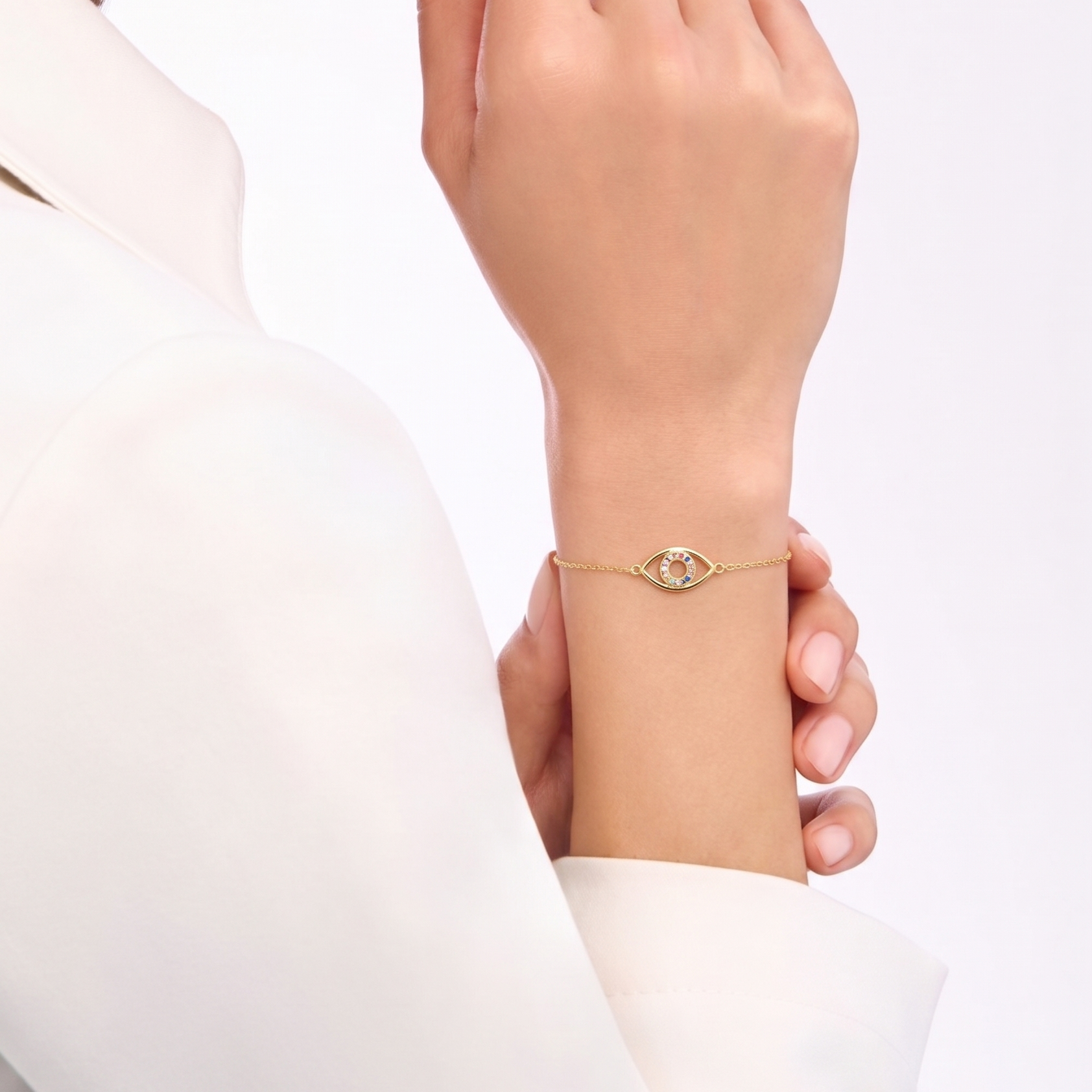 Rainbow Eye Bracelet