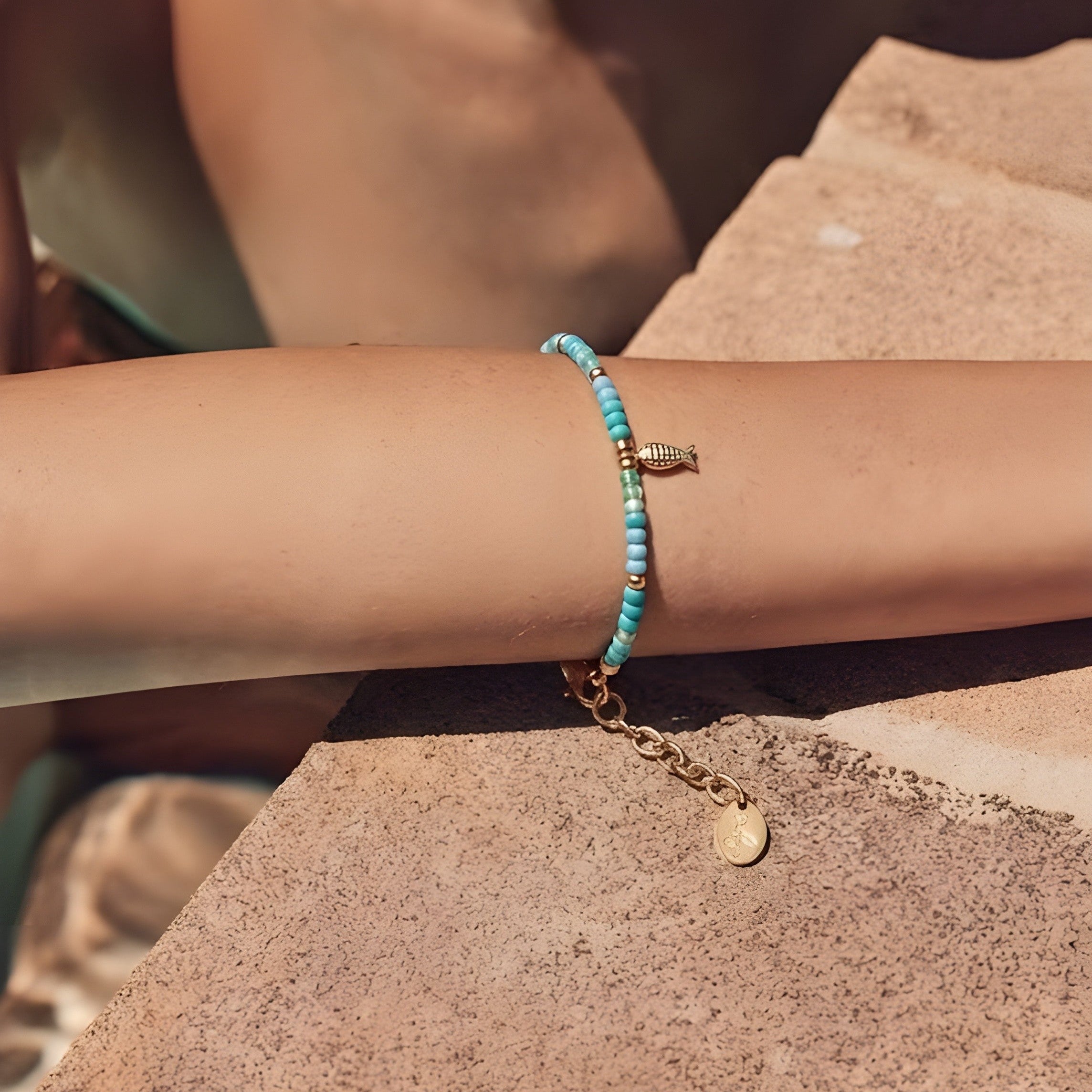 Fish Beaded Bracelet