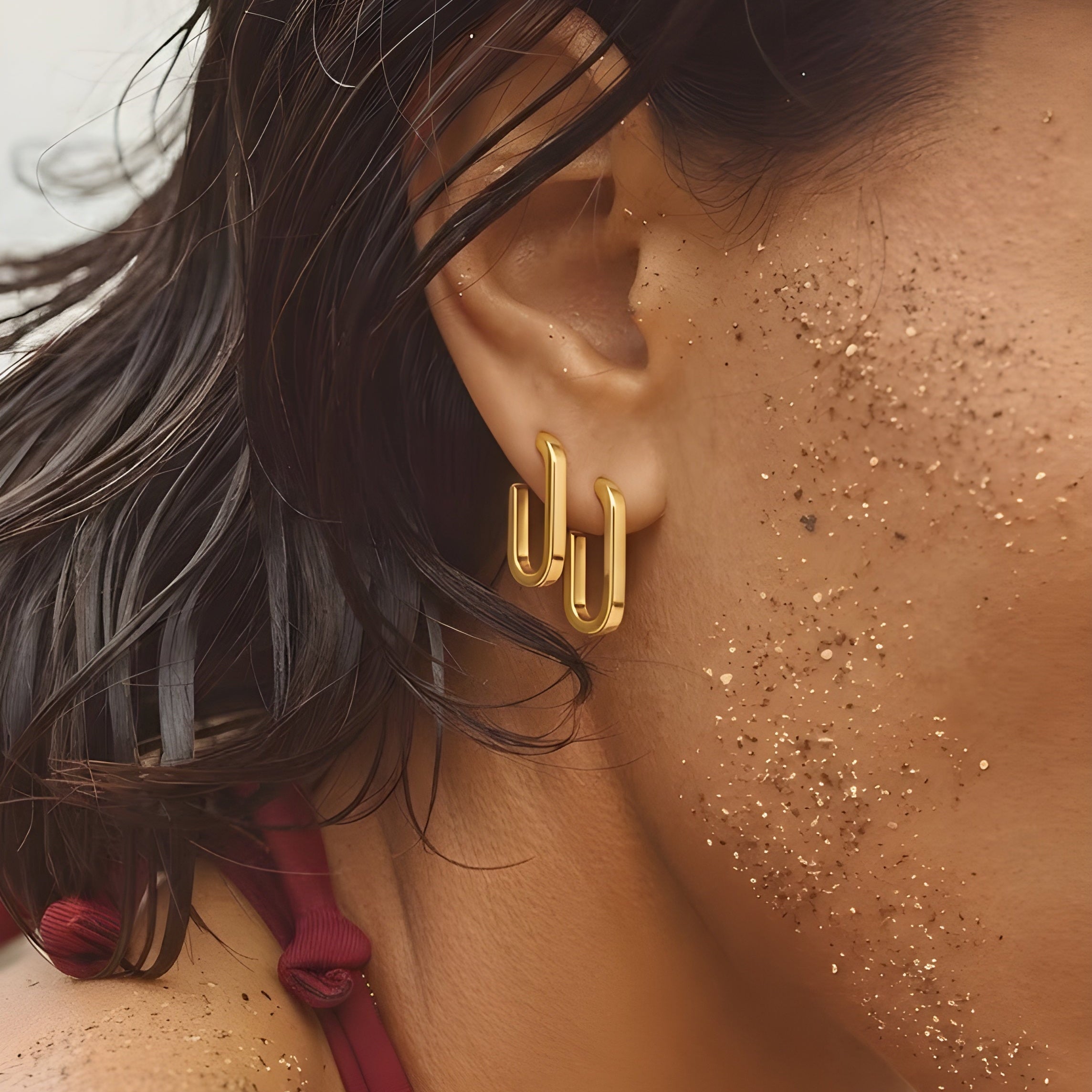 Mia Short Link Earrings