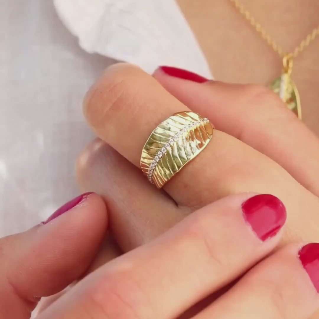 Ashok Leaf Ring