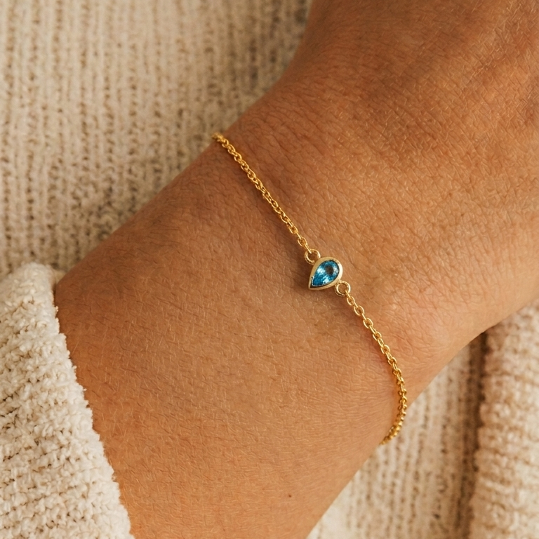 Water Drop Bracelet Silver