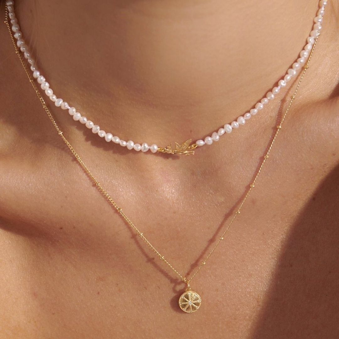Peace 🕊️ Pearl Necklace