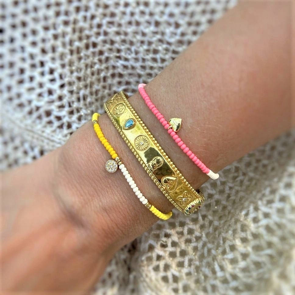 Equality Heart Beaded Bracelet - With Love Darling