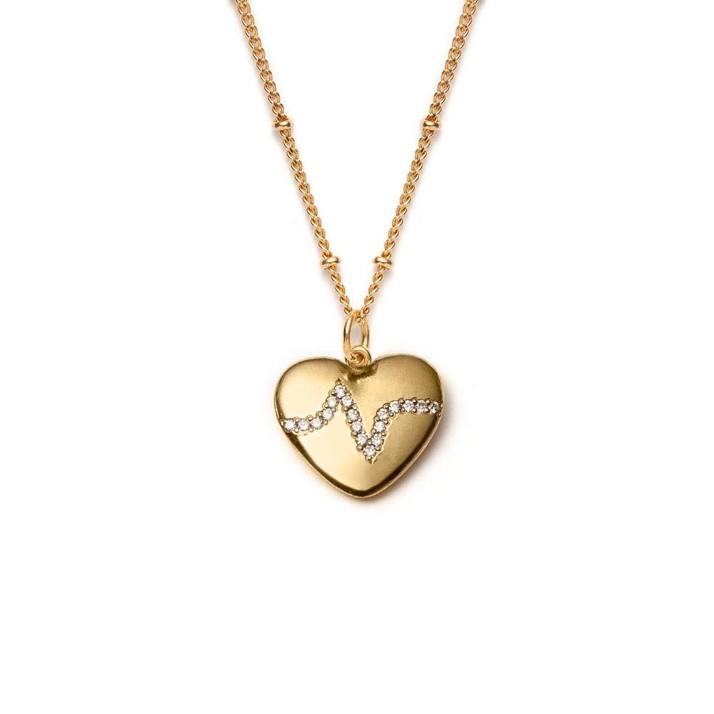 Heartbeat Necklace - With Love Darling
