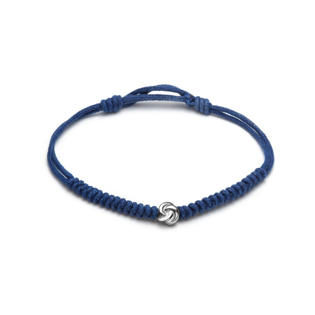 Knot Blue String Bracelet - With Love Darling