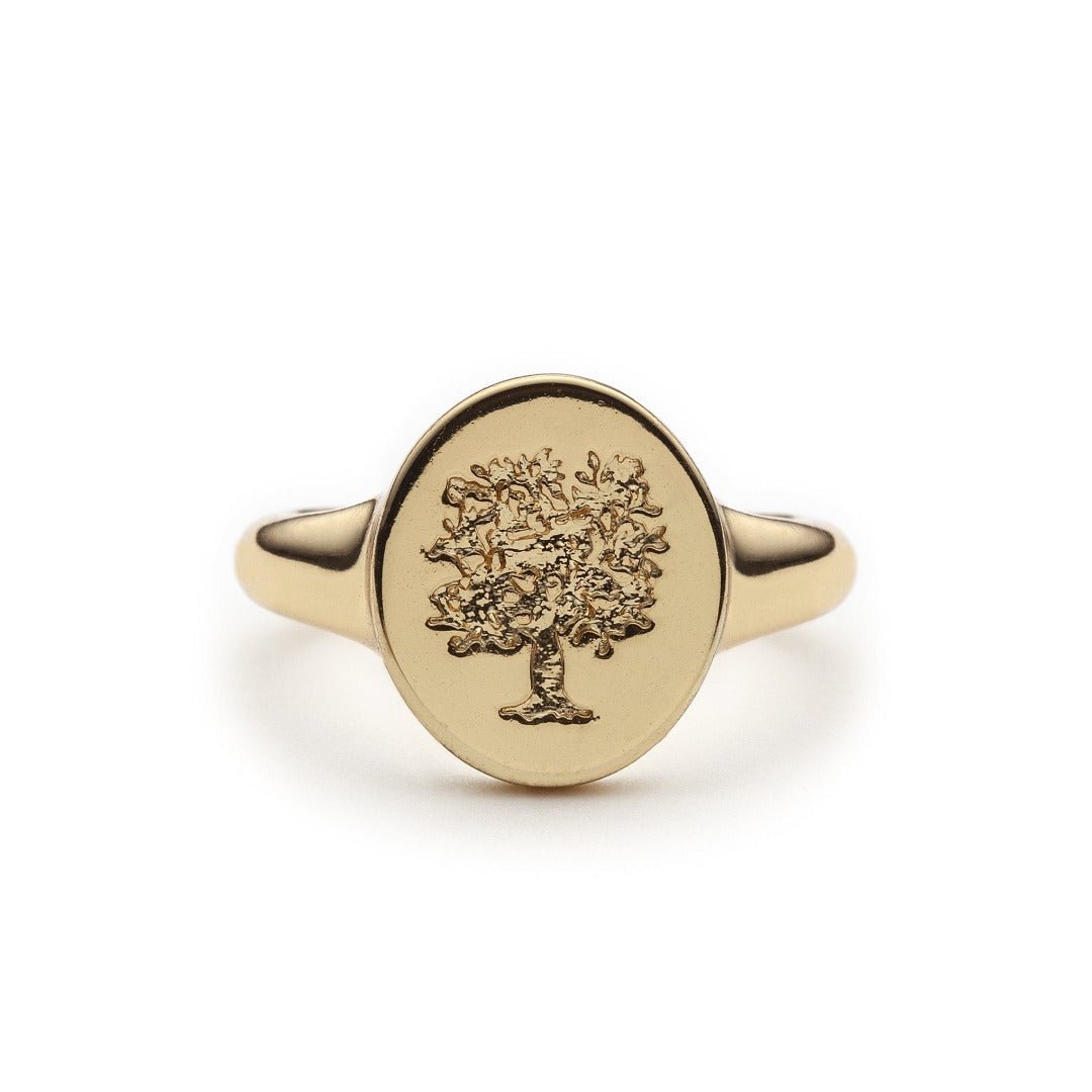 Tree of Life Signet Ring - With Love Darling